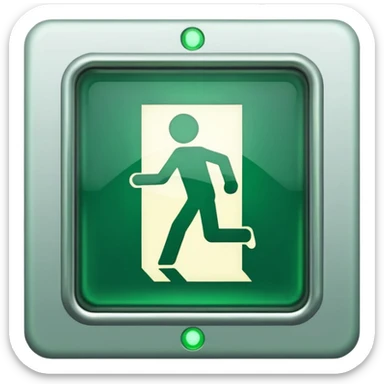 I need exit emoji sticker