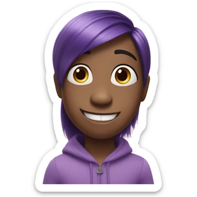 The joy character in the inside out film sticker