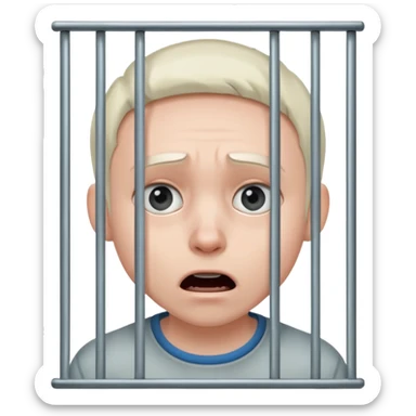 Kötü cadı seni kacırdı ve seni Bİ kafese atı sticker