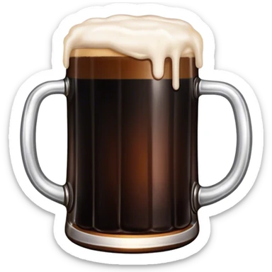 Black ale sticker