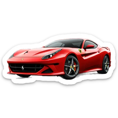 Hellcat ferrari sticker