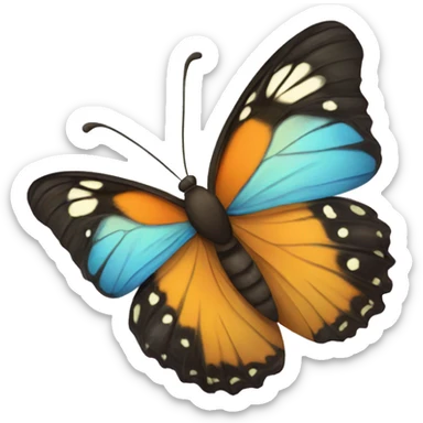 Butterfly sticker