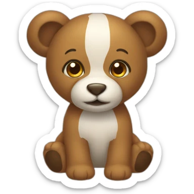 Un doudou sticker