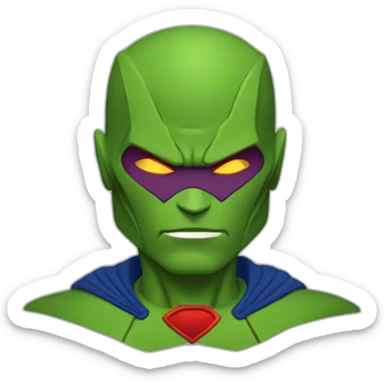 martian manhunter sticker