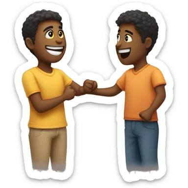 encouraging one another sticker