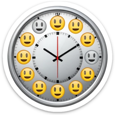 quiero un reloj  de pared 2pm  sticker