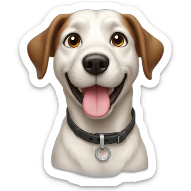 Chiens heureux de sortir sticker
