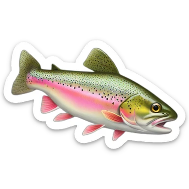 rainbow-trout sticker