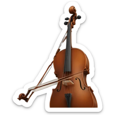 poem cello sticker