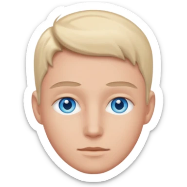 change eyes to blue sticker