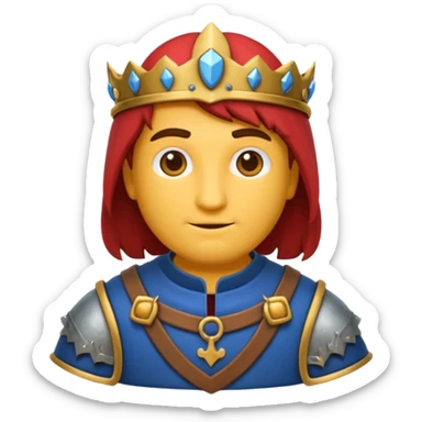 Hazme un conjunto de emojis de un caballero medieval con actitud muy masculina en diversos estados de animos sticker