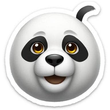 Cool panda sticker