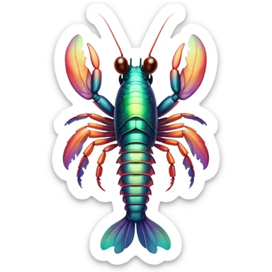 Mantis shrimp sticker