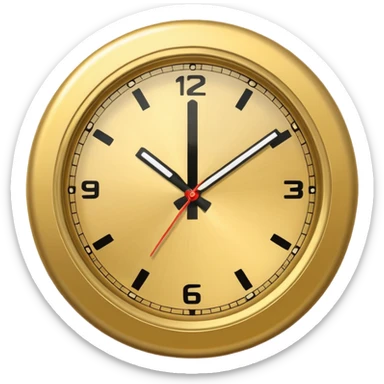 Clock it emoji sticker