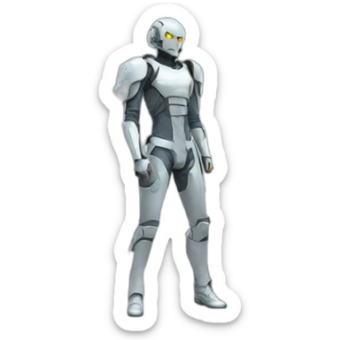 futuristic Phantom Infiltration armored pants ghost effect sticker