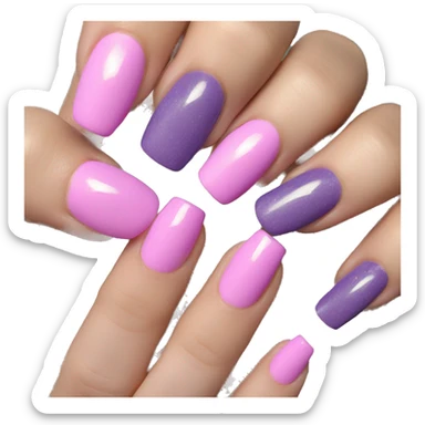 Acrylic nails sticker
