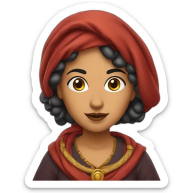 Sorcière women marocaine sticker