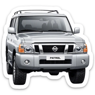 Nissan Patrol - Nissan (Model Year: 2022) (Iconic colour: Silver) sticker