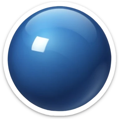 Navy blue emoji sticker