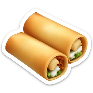 Spring roll  lumpia sticker
