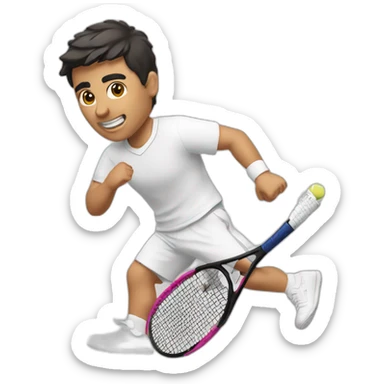 Alcaraz tennis sticker