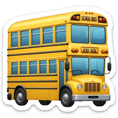 school bus sticker