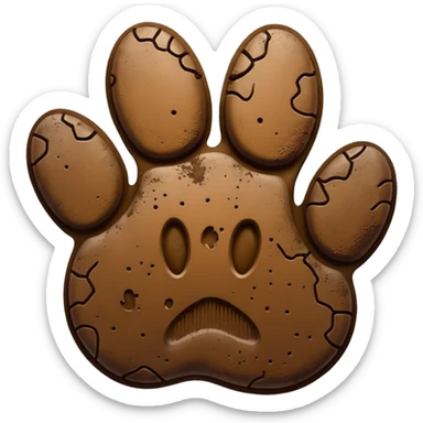paw print sticker