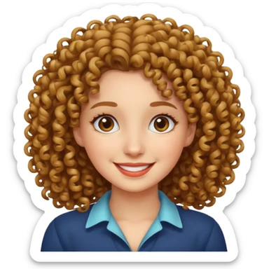 mujer con rulos en la cabeza sticker