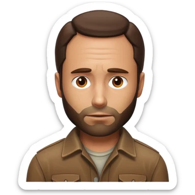 Create Rick Grimes From The Walking Dead sticker