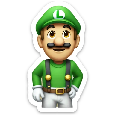 Luigi sticker