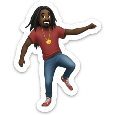 Dancing-wale sticker