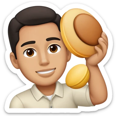 Ash Trevino Doing the NayNay With Santos sticker