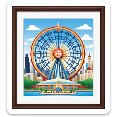 Chicago world’s fair sticker