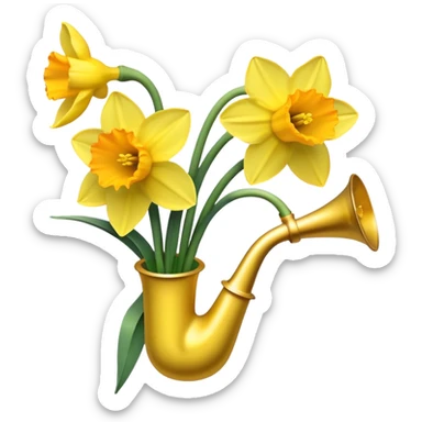 Daffodils sticker