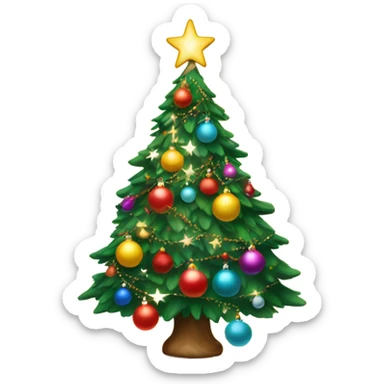 Christmas tree  sticker