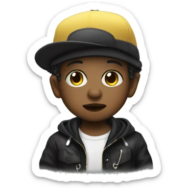 Babytron rapper sticker