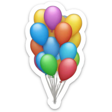 Balloons sticker
