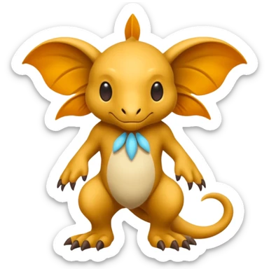Purloin-Border-Collei-Rocruff-Fakémon-hybrid-creature (full body)  sticker