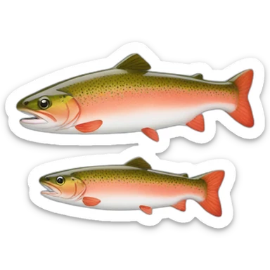 trout-salmon sticker