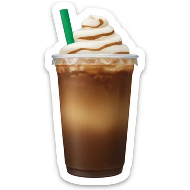 starbucks iced coffee sticker