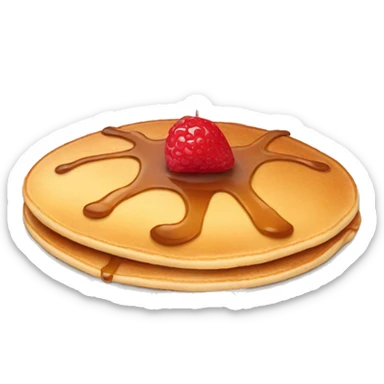 pancake that has been run over sticker