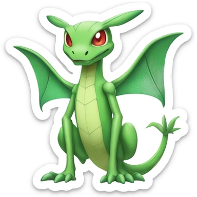  Cool Edgy Scyther-Grovyle-Flygon-Fakemon full body sticker