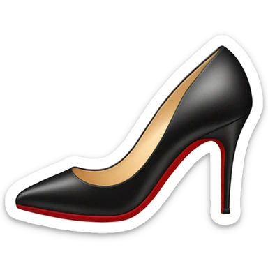 black louboutin heels sticker