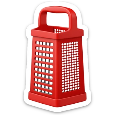 plastic grater sticker