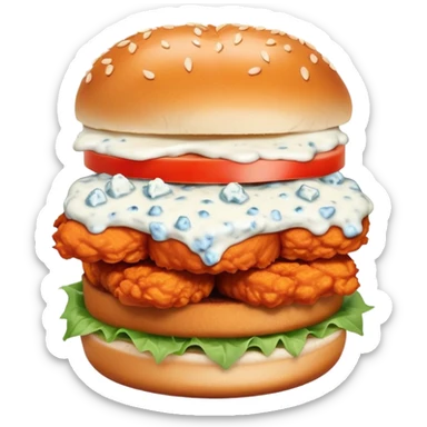 Buffalo chicken sandwich  sticker