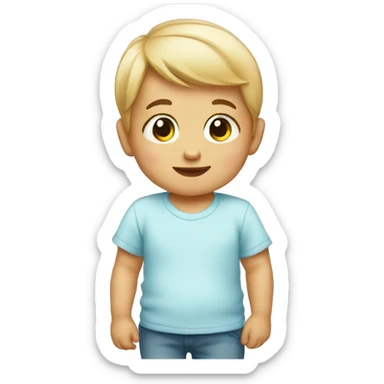 Baby boy sticker