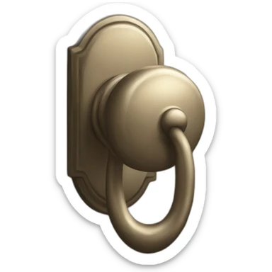 doorknob sticker