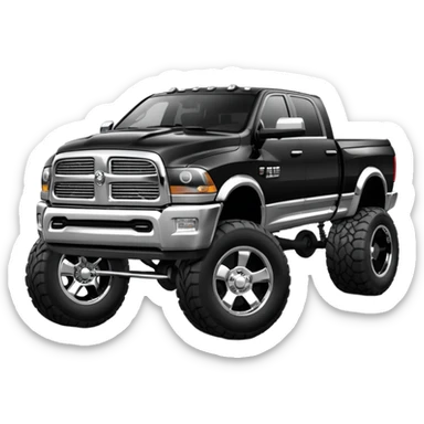 Dodge Ram Dually sticker