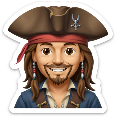 kaptan jack sparrow sticker
