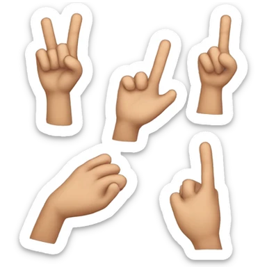 Can you make me a hand sticking 3 fingers like the serbian  sticker